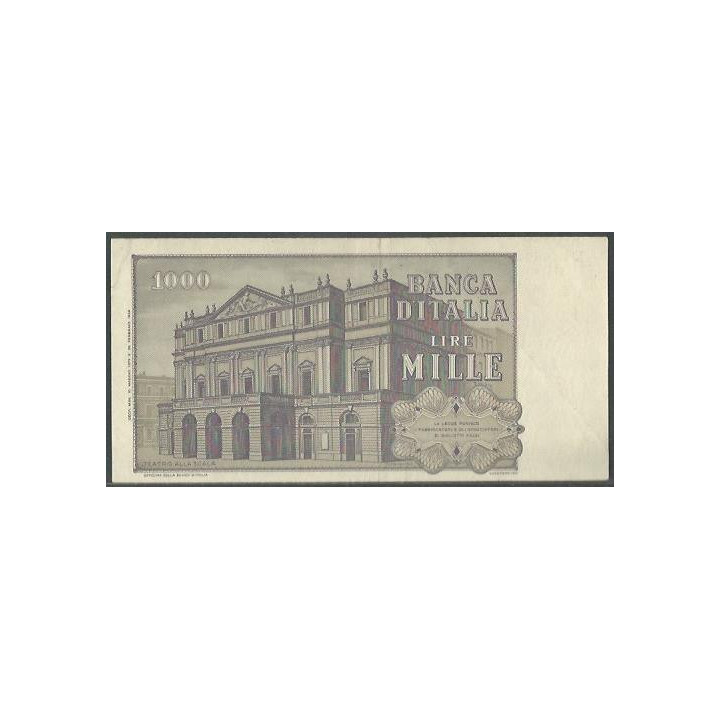 Italia 1.000 Liras 10 May 1979 P101f reverso