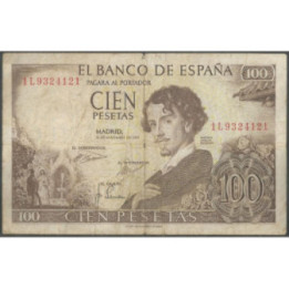 España 100 Pesetas 19 Nov 1965 P150