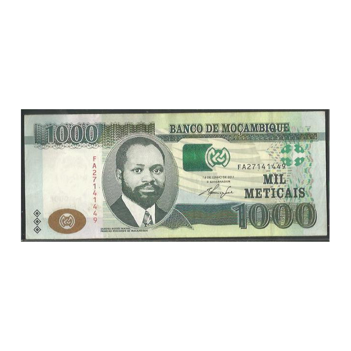 Mozambique 1.000 Meticais 16 Jun 2011 P154a