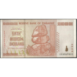 Zimbabwe 50.000.000.000 Dollars 2008 P87