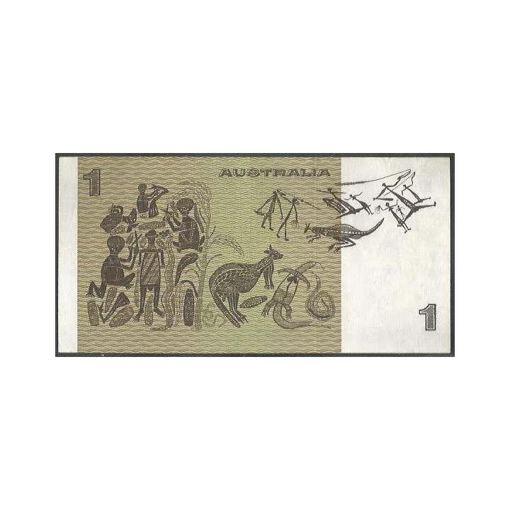 Australia 1 Dollar ND1983 P42d reverso