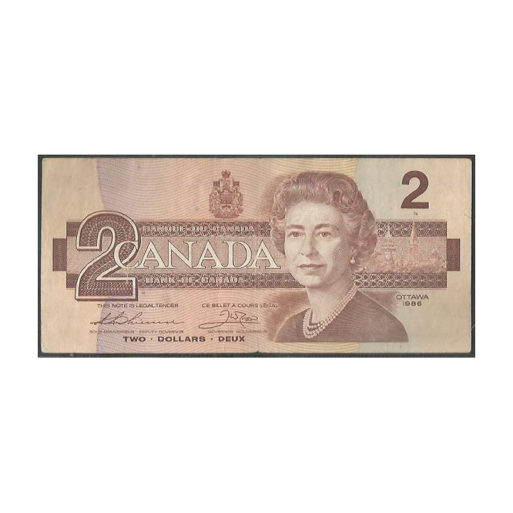 Canada 2 Dollars 1986 P94b