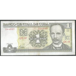 Cuba 1 Peso 2010 P128e