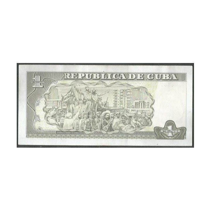 Cuba 1 Peso 2010 P128e reverso