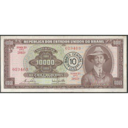 Brasil 10 Cruzeiros Novos ND1967 P190b