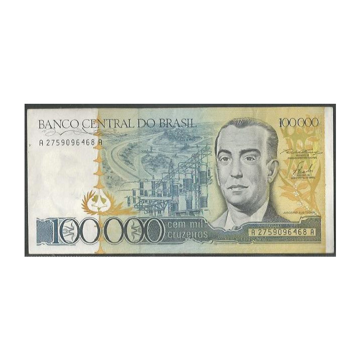 Brasil 100.000 Cruzeiros ND1985 P205