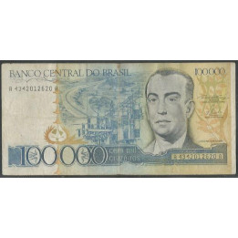 Brasil 100.000 Cruzeiros ND1985 P205