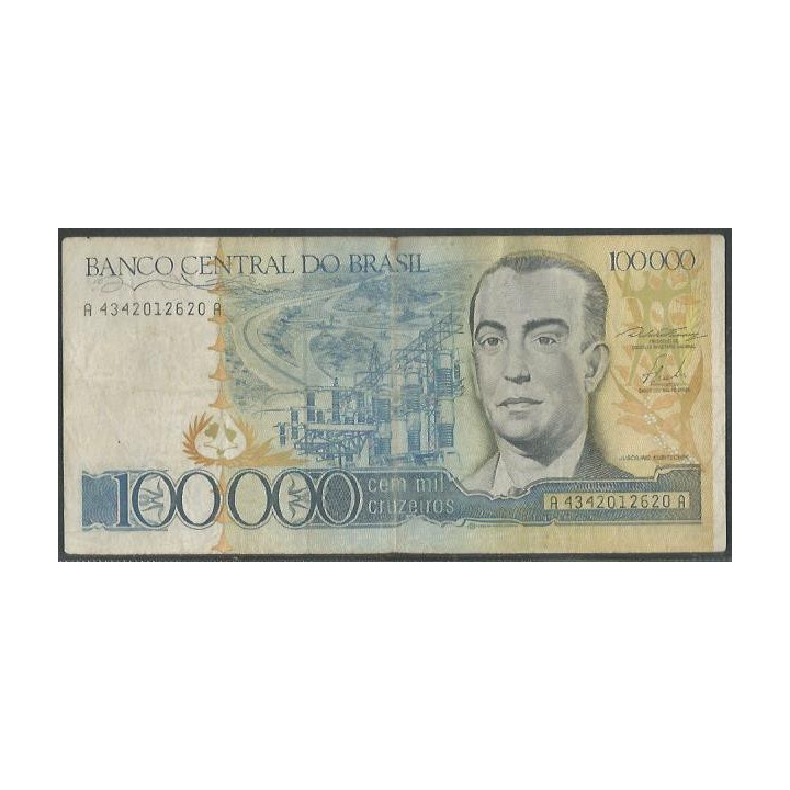 Brasil 100.000 Cruzeiros ND1985 P205