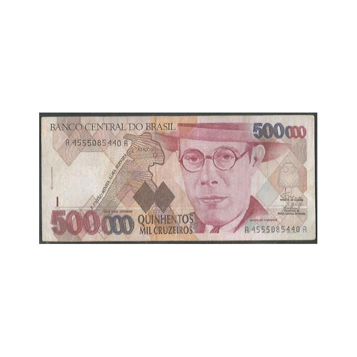Brasil 500.000 Cruzeiros ND1993 Firma 32 P236c