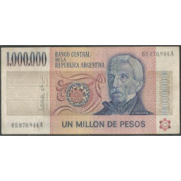 Argentina 1.000.000 Pesos ND1981-83 Serie A P310