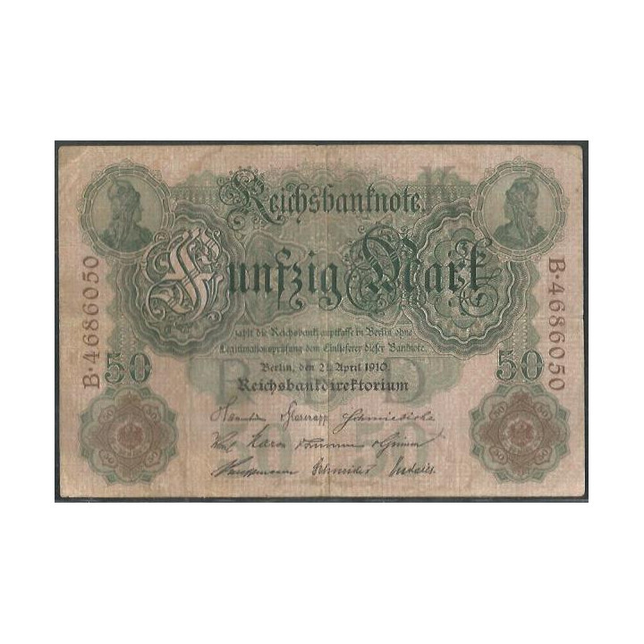 Alemania 50 Mark 21 Abr 1910 P41