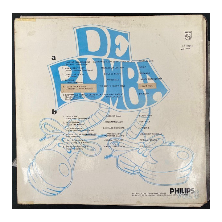 De rumba volumen 6 - Colombia 1982 reverso