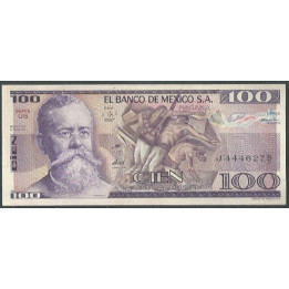Mexico 100 Pesos 25 Mar 1982 Serie US P74c