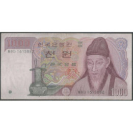 Korea del Sur 1.000 Won ND1983 P47