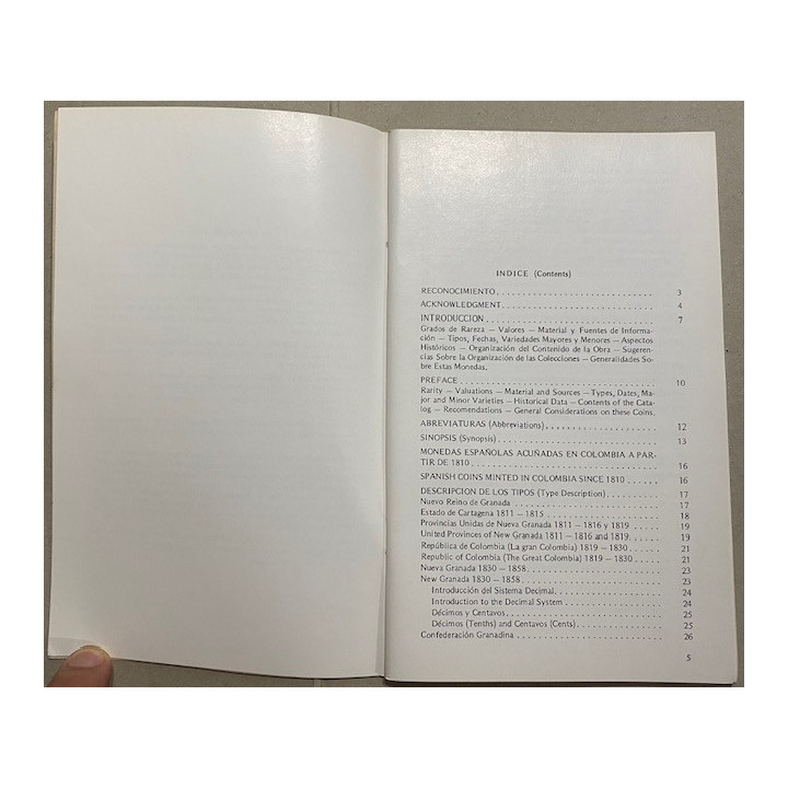Catalogo 2 Reales 2 Decimos Y 20 Centavos 1811-1982 - Jorge Emilio Restrepo reverso