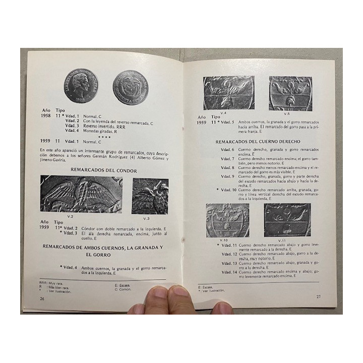 Catalogo 50 Centavos Siglo XX 1901-1978 - Jorge Emilio Restrepo reverso