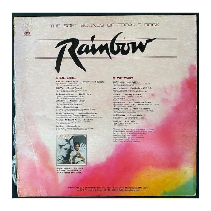 Rainbow The soft sounds of today's rock - Usa 1980 reverso