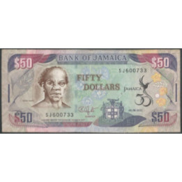 Jamaica 50 Dollars 1 Jun 2013 P94a