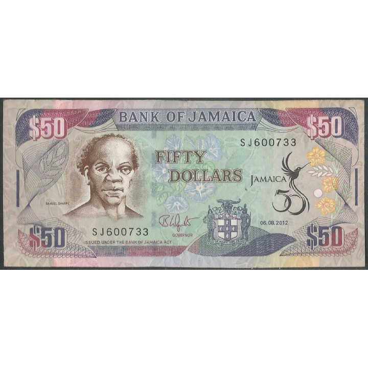 Jamaica 50 Dollars 1 Jun 2013 P94a
