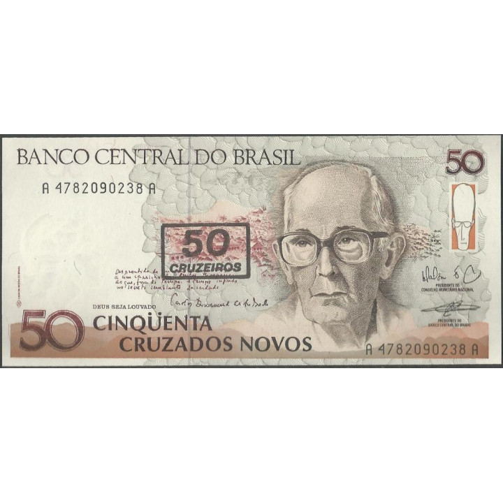 Brasil 50 Cruzeiros ND1990 P223