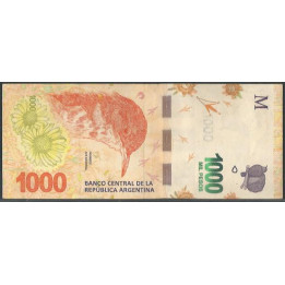 Argentina 1.000 Pesos ND2017 Serie M P366