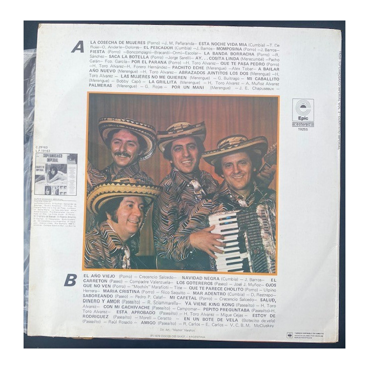 Cuarteto Imperial Supermosaico Imperial Vol 2 - Colombia 1979 reverso