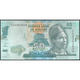 Malawi 50 Kwacha 1 Ene 2020 P64g