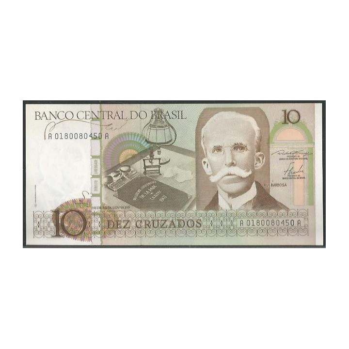 Brasil 10 Cruzados ND1986 P209a