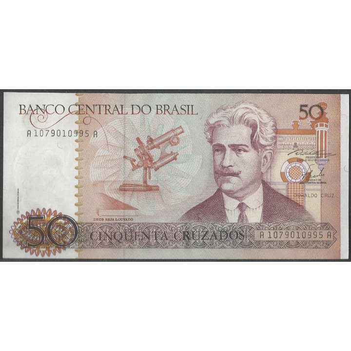 Brasil 50 Cruzados ND1986 P210a