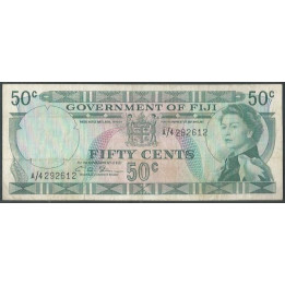 Fiji 50 Cents ND1971 P64a
