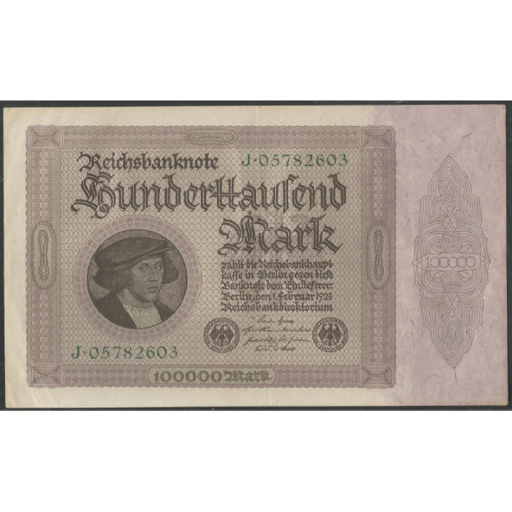 Alemania 100.000 Mark 1 Feb 1923 P83