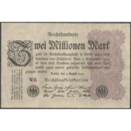 Alemania 2.000.000 Mark 9 Ago 1923 P104
