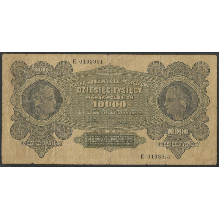 Polonia 10.000 Marek 11 Mar 1922 P32