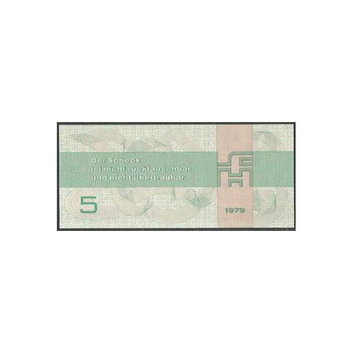 Alemania Democratica 5 Mark 1979 PFX3 reverso