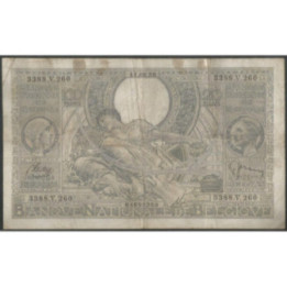 Belgica 100 Francs 11 Feb 1938 P107