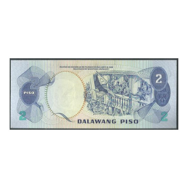 Filipinas 2 Piso ND1981 P166 reverso