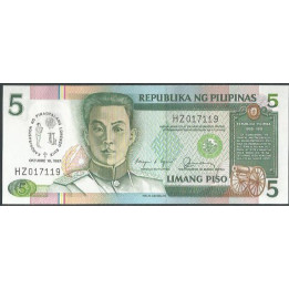 Filipinas 5 Piso 18 Oct 1987 P176