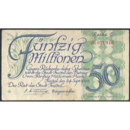 Alemania - Freital 50.000.000 Mark 24 Sep 1923