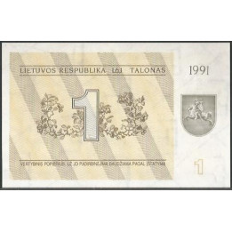 Lituania 1 Talona 1991 P32b