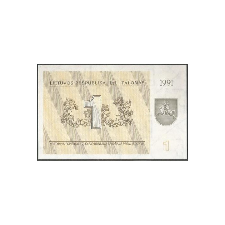 Lituania 1 Talona 1991 P32b
