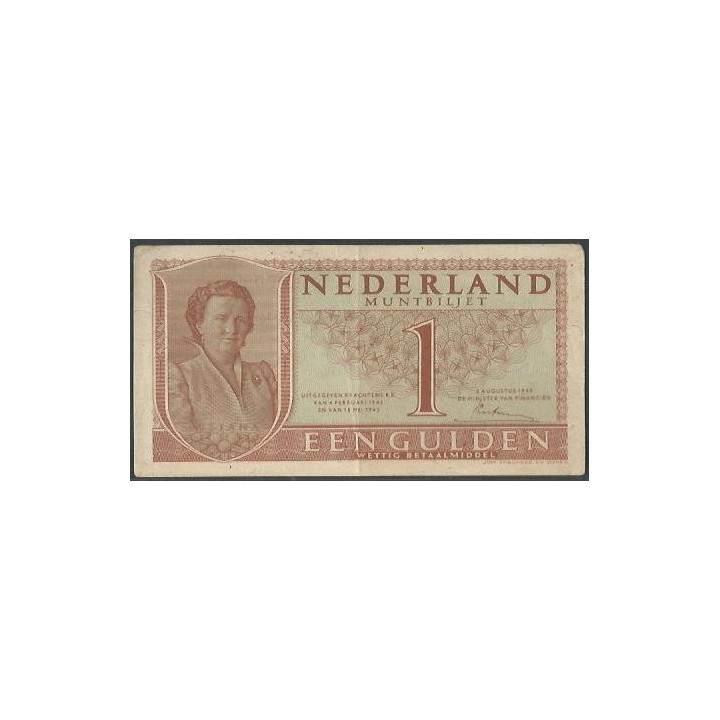 Holanda 1 Gulden 8 Ago 1949 P72
