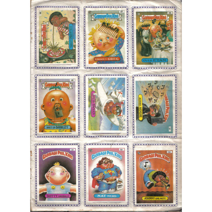 Garbage Pail Kids reverso