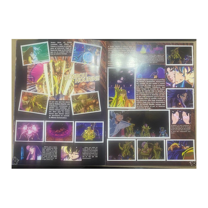 Los Caballeros del Zodiaco Hades - Editorial Panda reverso