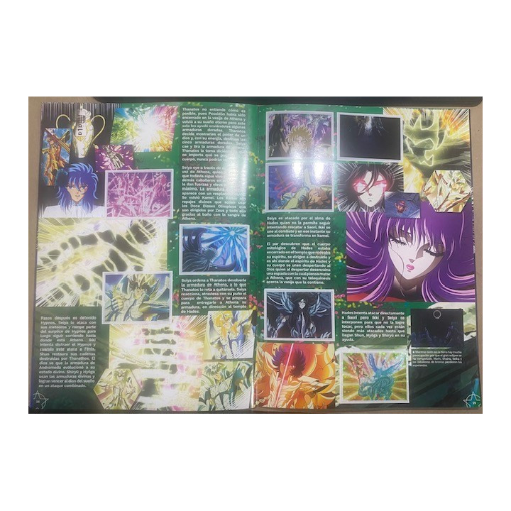 Los Caballeros del Zodiaco Hades - Editorial Panda reverso