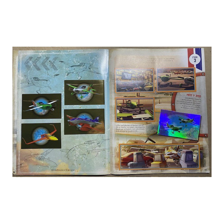 Aviones Disney - Panini reverso