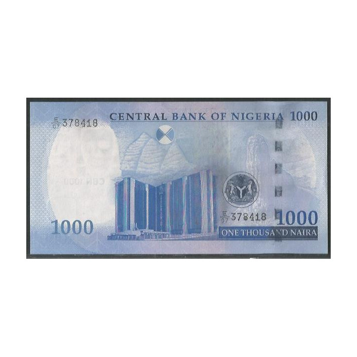 Nigeria 1.000 Naira 2023 P49 reverso