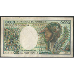 Camerun 10.000 Francs ND1984-90 P23