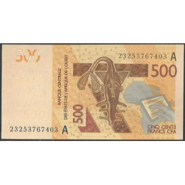 Costa de Marfil 500 Francs 2023 P119Al