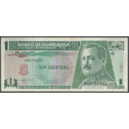 Guatemala 1 Quetzal 14 Feb 1992 P73d