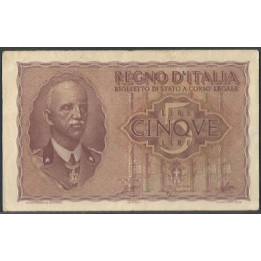 Italia 5 Liras 1944 P28